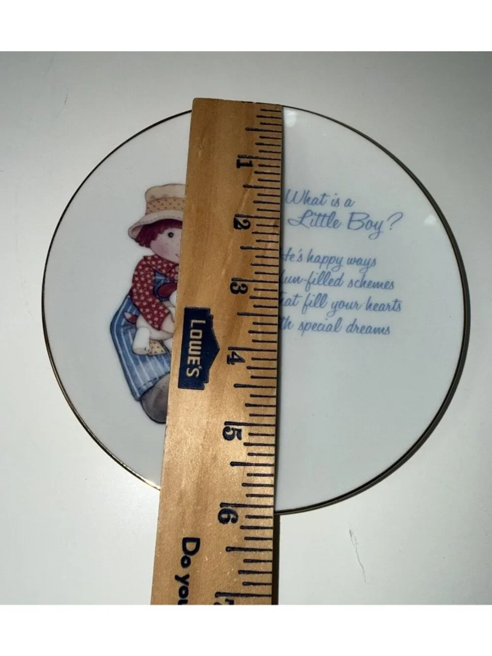 Vintage 1978 Lasting Memories What Is A Little Boy Porcelain Collector Plate 6